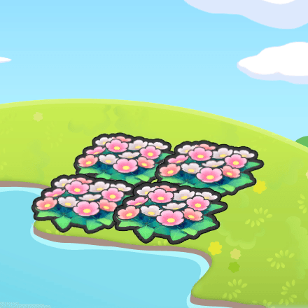 촉촉한 꽃밭 이미지