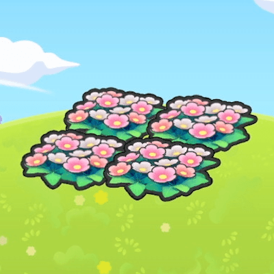 고지대의 꽃밭 이미지