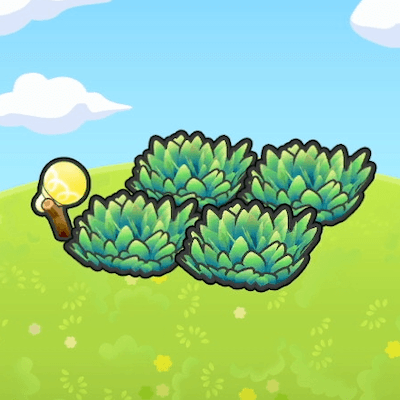 빛이 비치는 풀숲 이미지